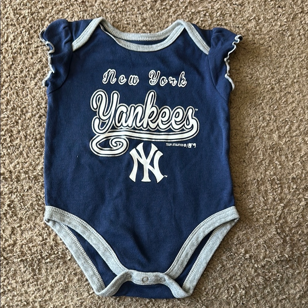 New York Yankees Kids One Piece - Navy 3/6 months